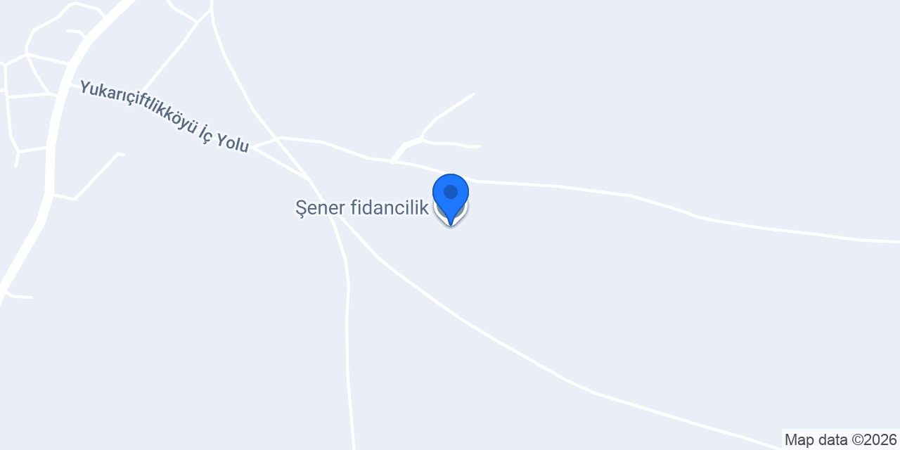Şener fidancilik konumu