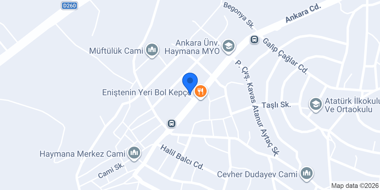 Haymana İlçe Milli Eğitim Müdürlüğü konumu