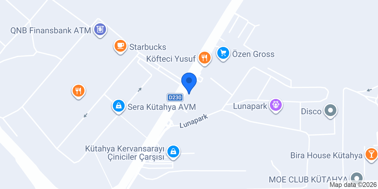 Kütahya Konfor konumu