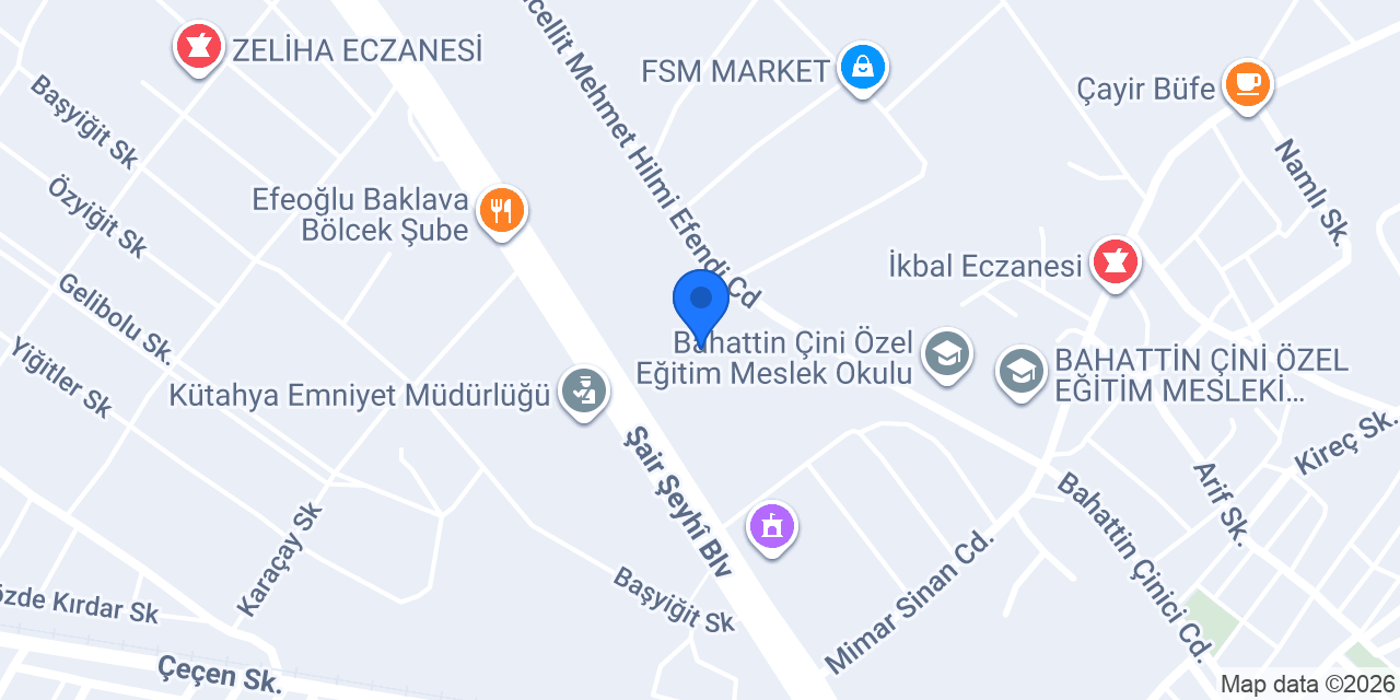 Tuana El Sanatları konumu