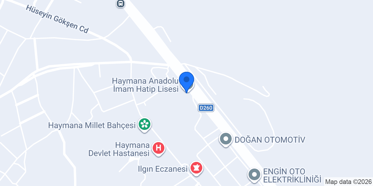 Haymana Anadolu İmam Hatip Lisesi konumu