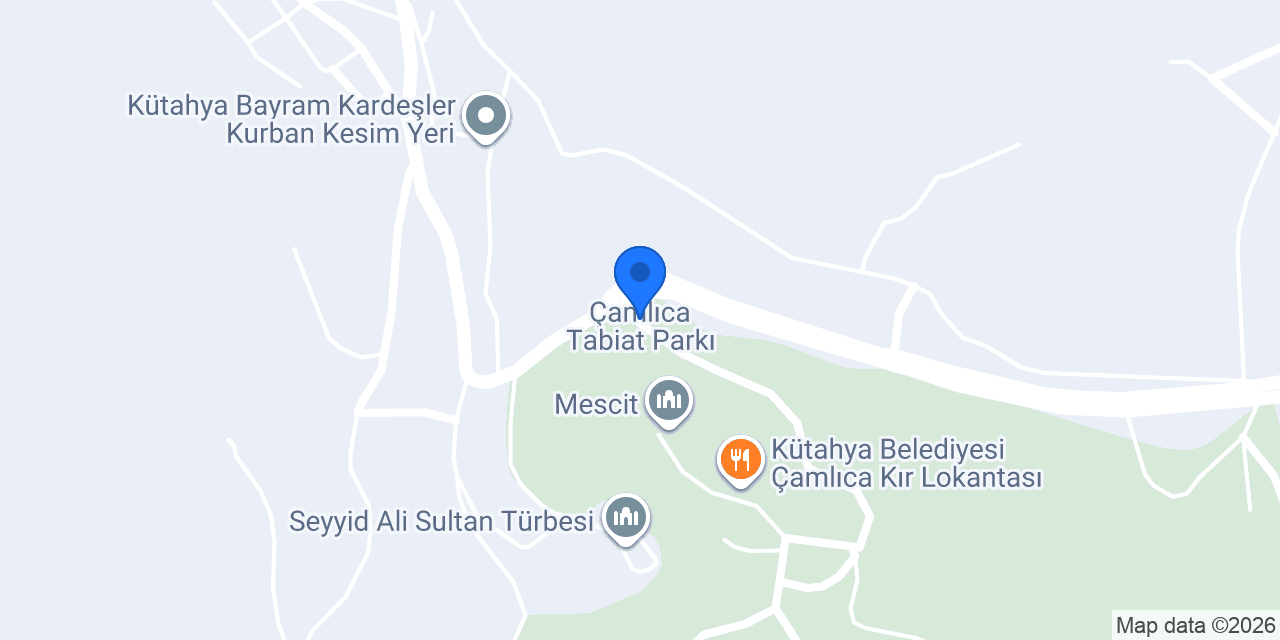 Çamlıca Tabiat Parkı konumu