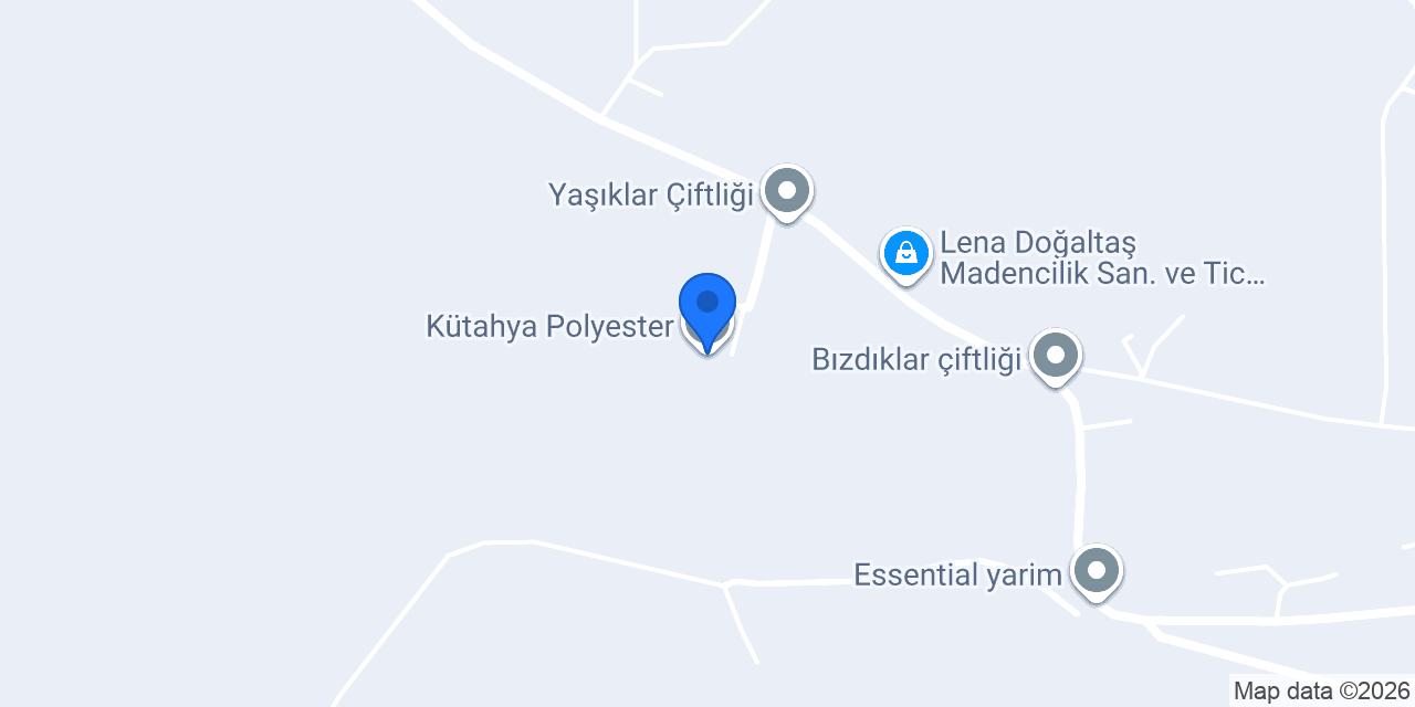 Kütahya Polyester konumu
