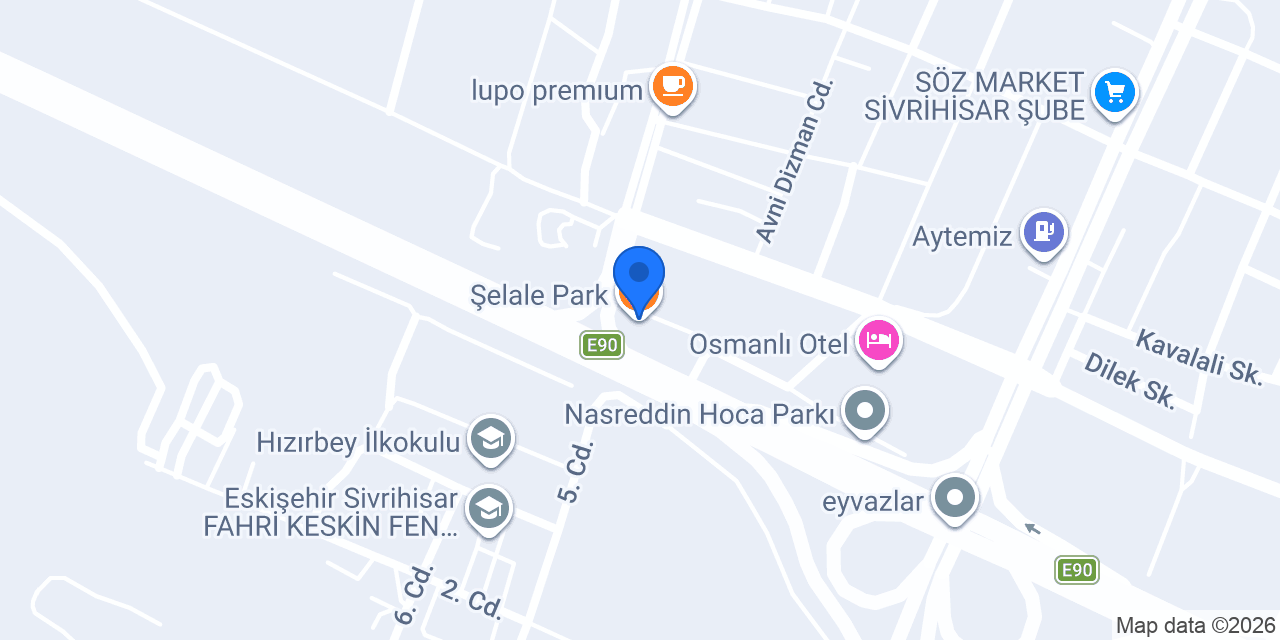 Şelale Park konumu