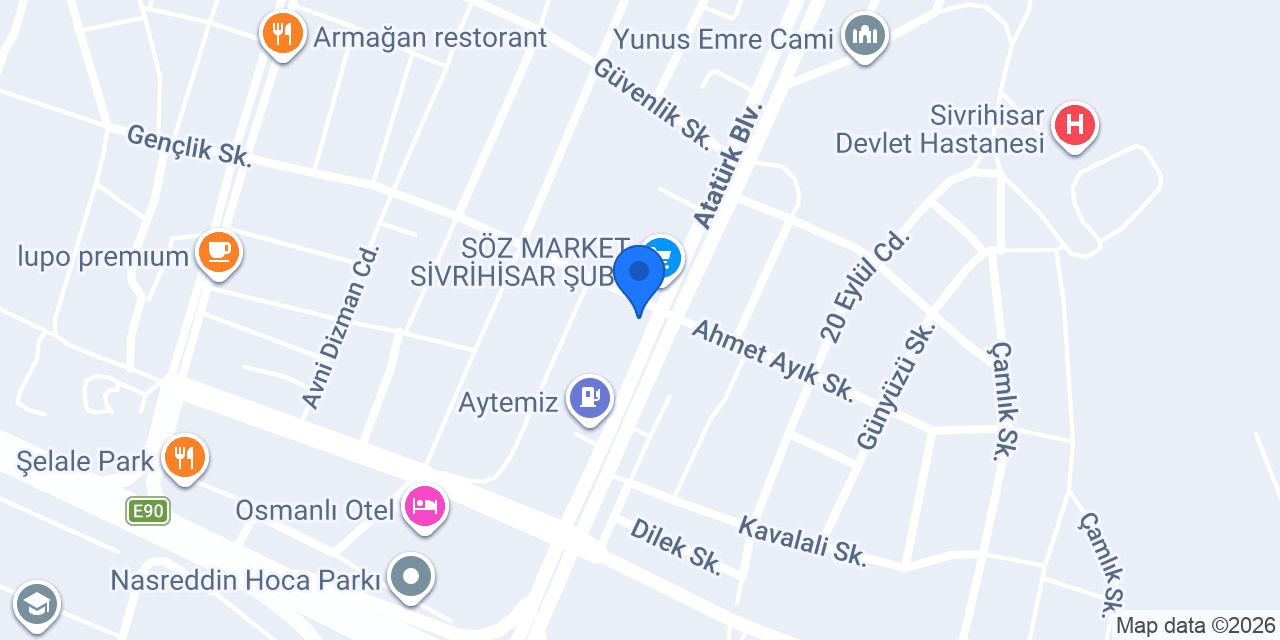Genç Girişim Depo konumu