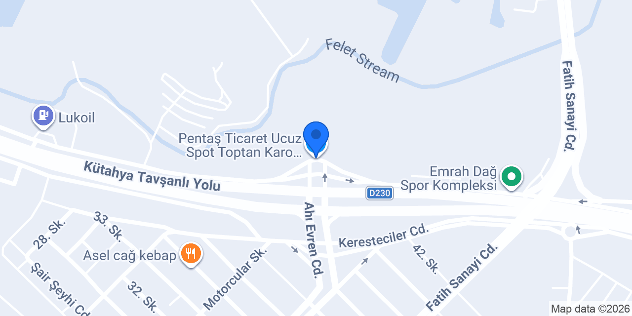 Pentaş Ticaret Ucuz Spot Toptan Karo Seramik Satışı konumu
