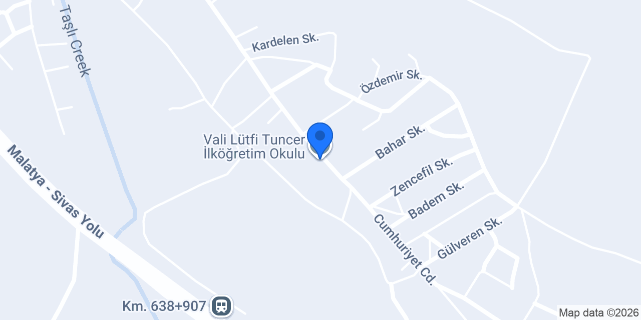 Vali Lütfi Tuncer İlköğretim Okulu konumu