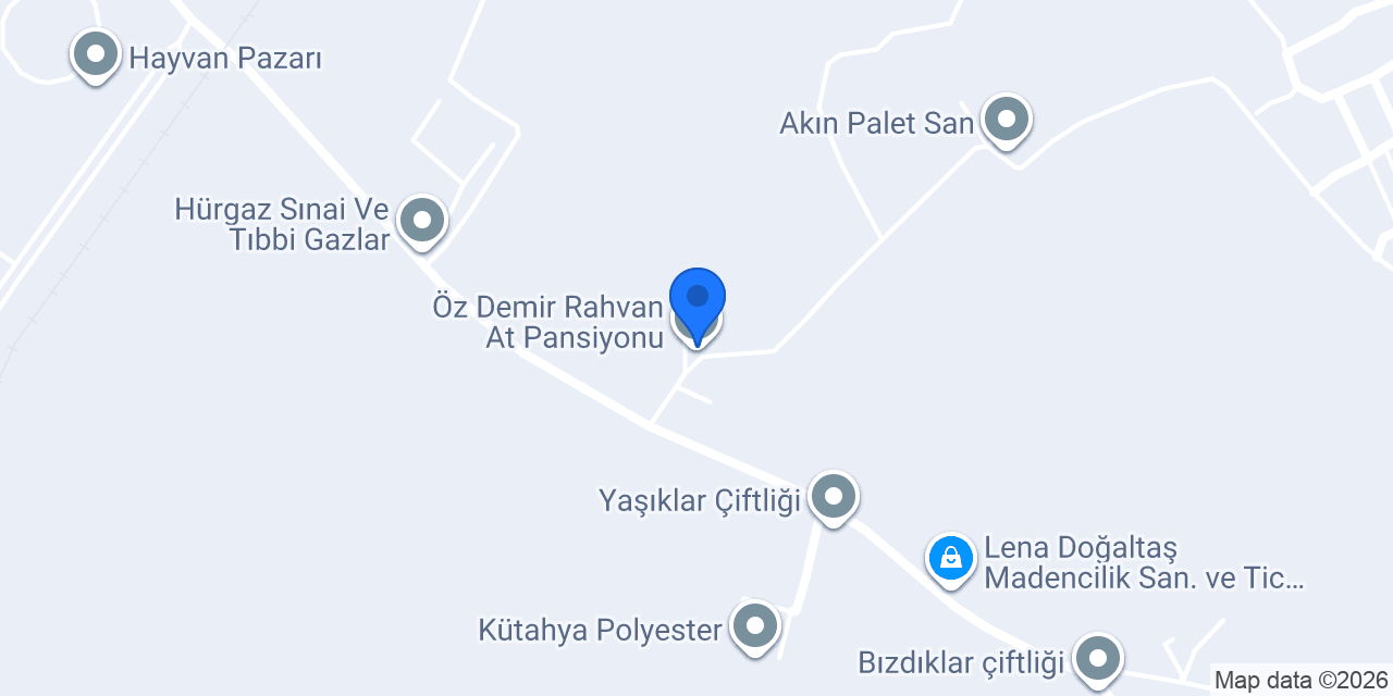 Öz Demir Rahvan At Pansiyonu konumu