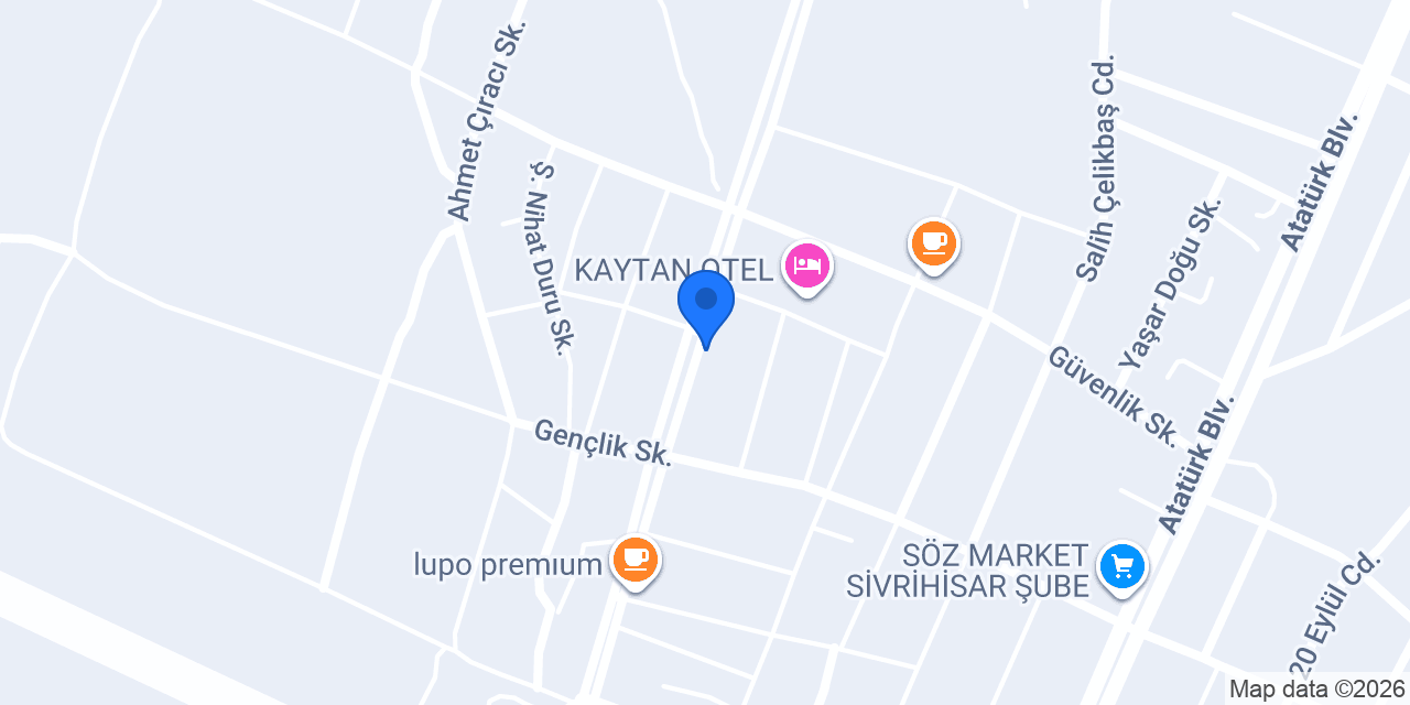 Armağan restorant konumu