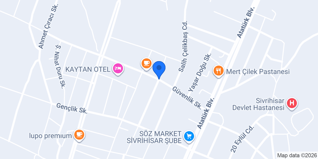 Buğlem pastanesi konumu
