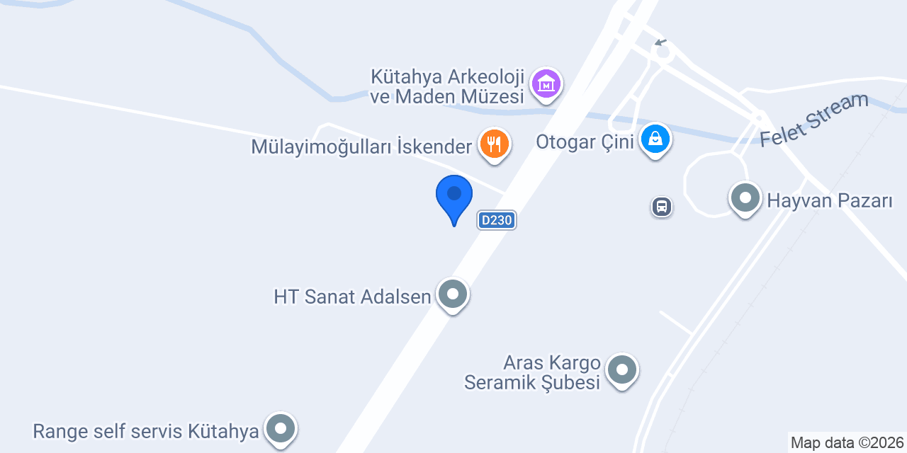 Şark Kaya Mobilya konumu