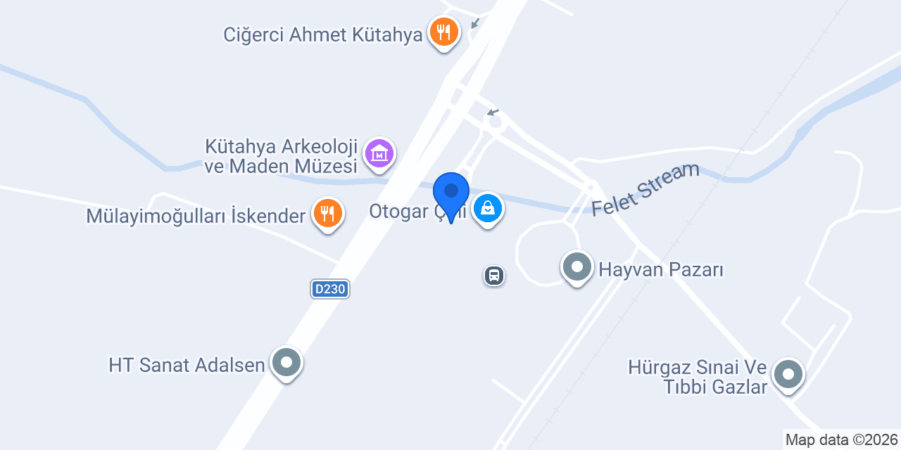 Martur Turizm - Kütahya konumu