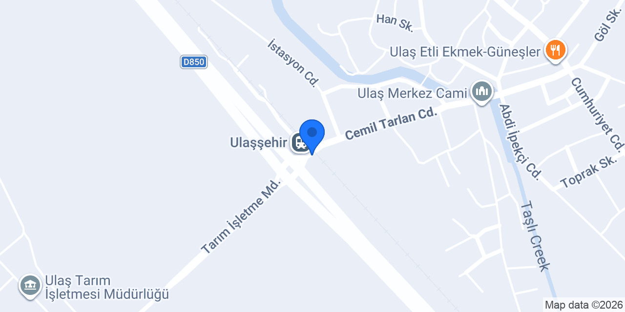 Ulaş etli pide salonu konumu