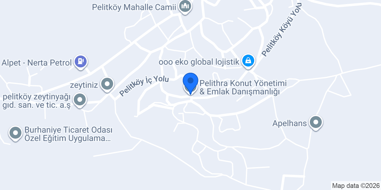 Pelithra Konut Yönetimi & Emlak Danışmanlığı konumu