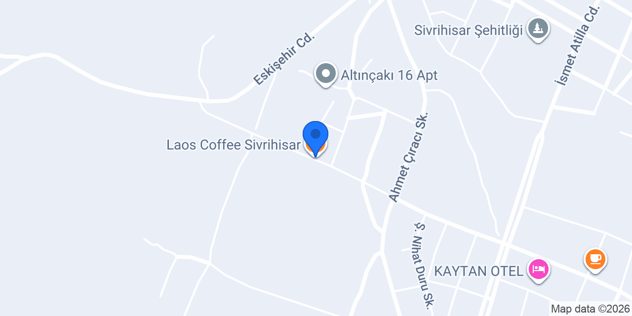 Laos Coffee Sivrihisar konumu