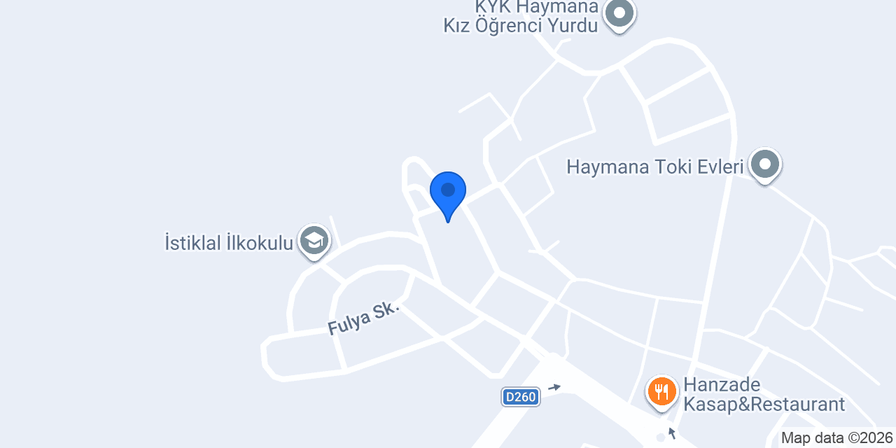 Haymana Erkek Talebe Yurdu konumu