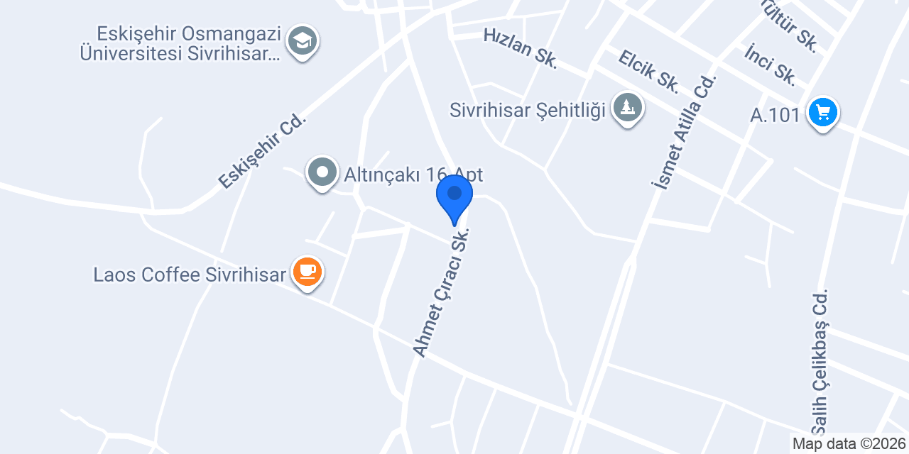 Sivrihisar Taksi konumu