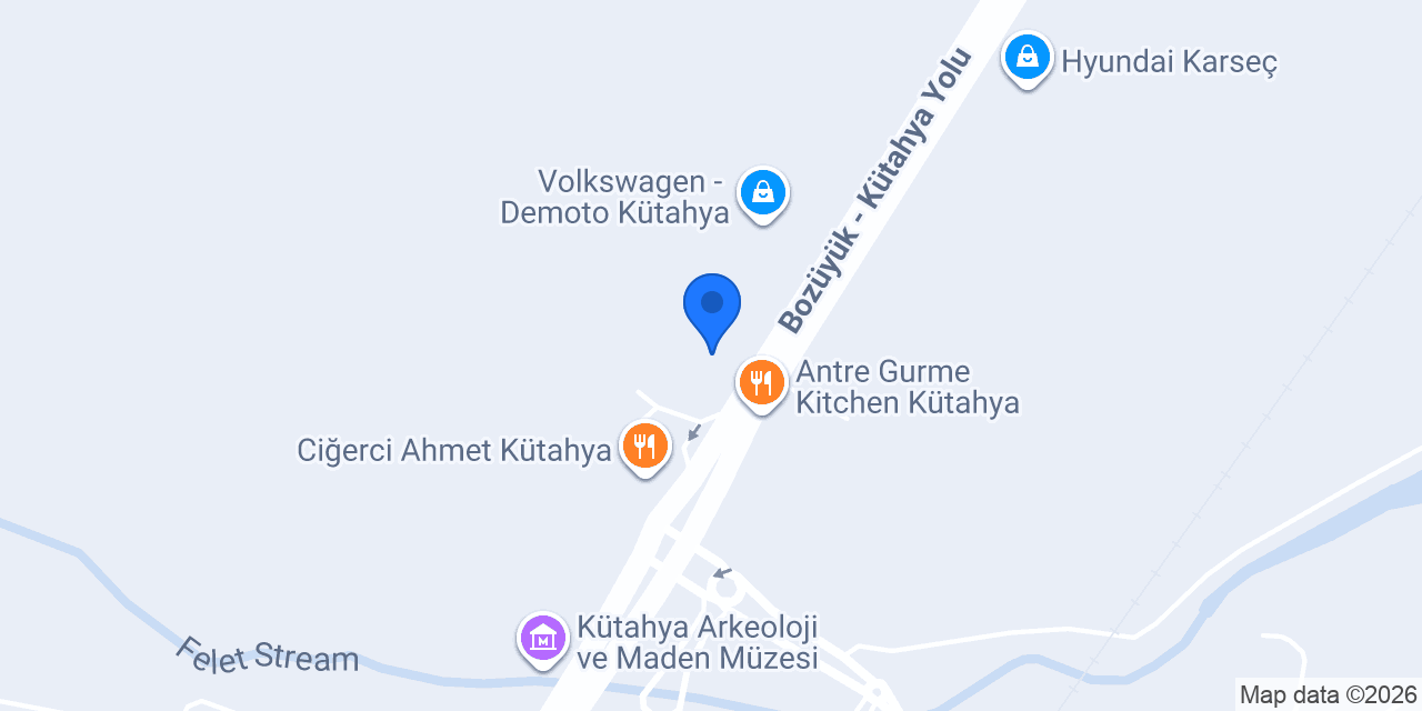 CİĞERCİ BAHATTİN KÜTAHYA konumu