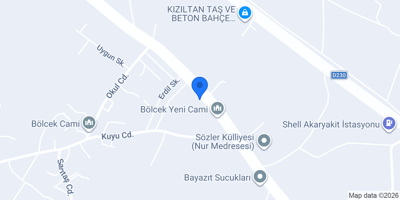 Çaba Ambalaj konumu
