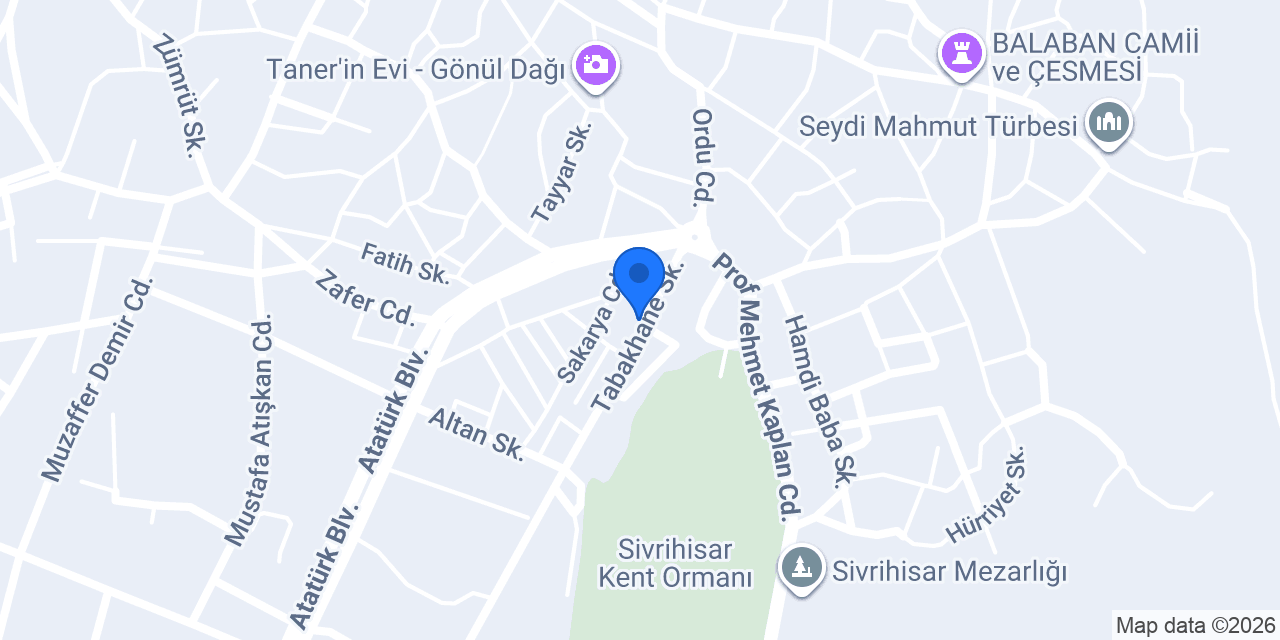 Harikasin Çiçek Evi konumu