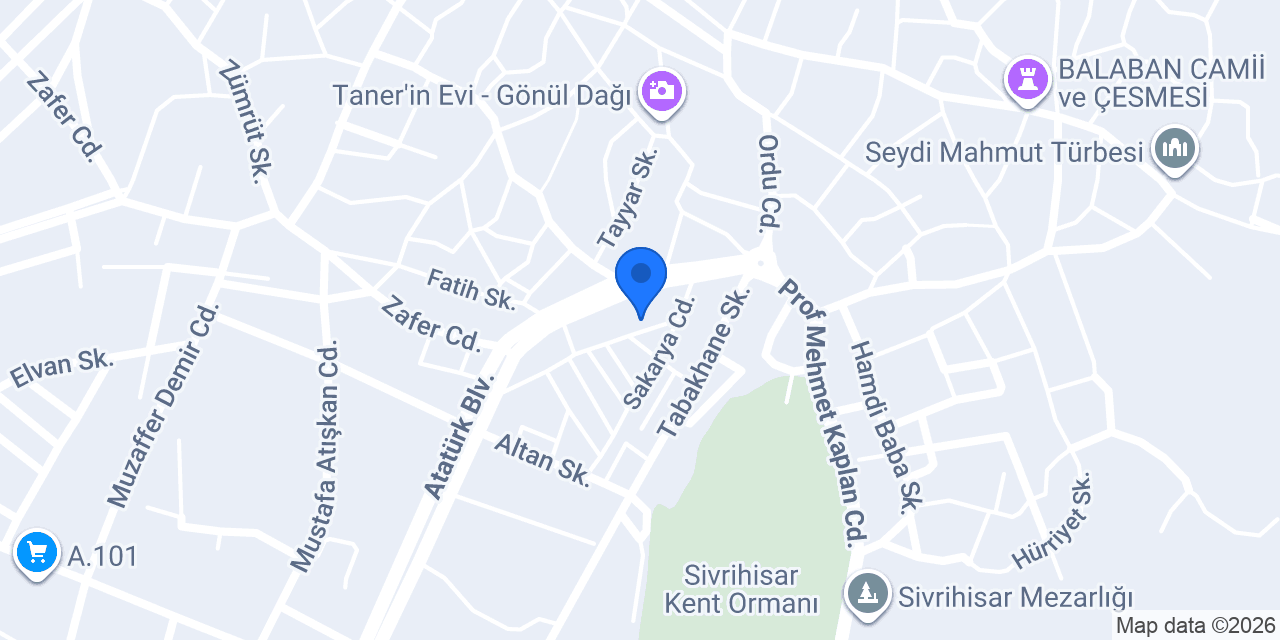 Sağdıç Ticaret konumu
