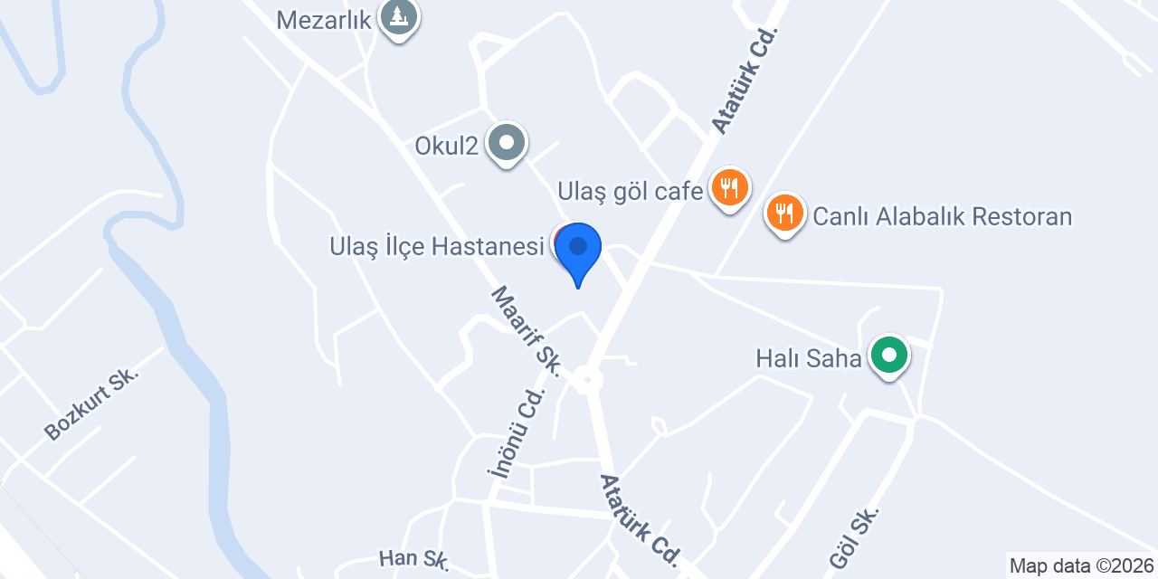 Ulaş Kaymakamlığı Yeni Binası konumu