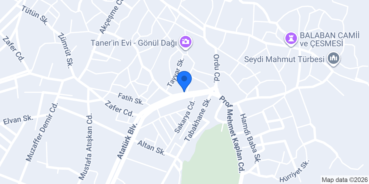 Akgün Limited konumu