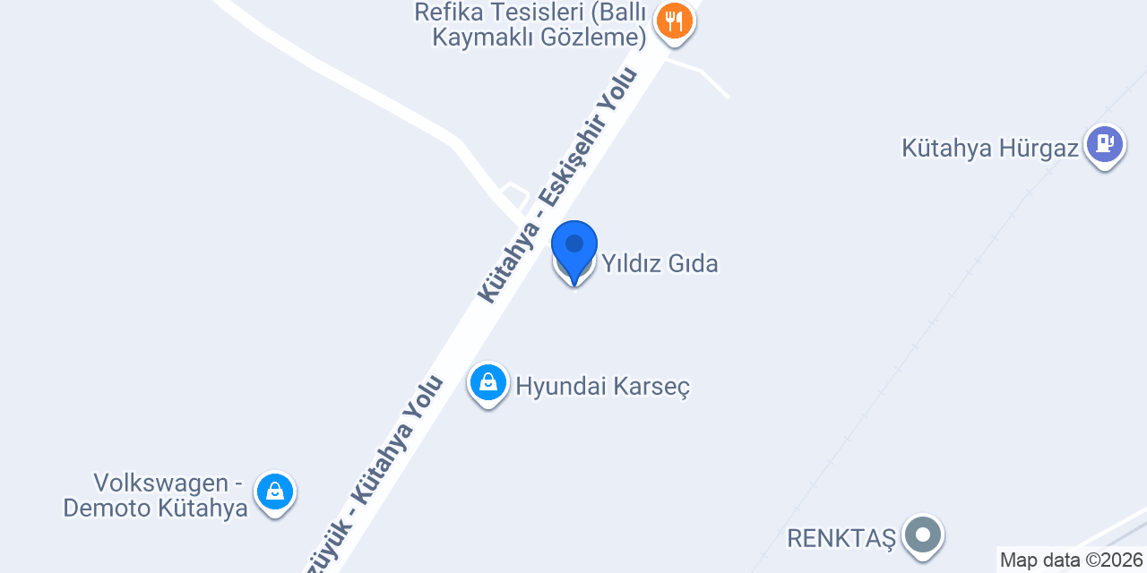 Yıldız Gıda konumu