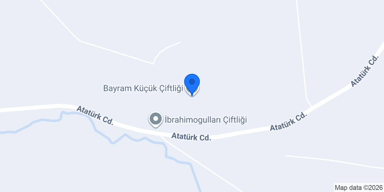 Bayram Küçük Çiftliği konumu