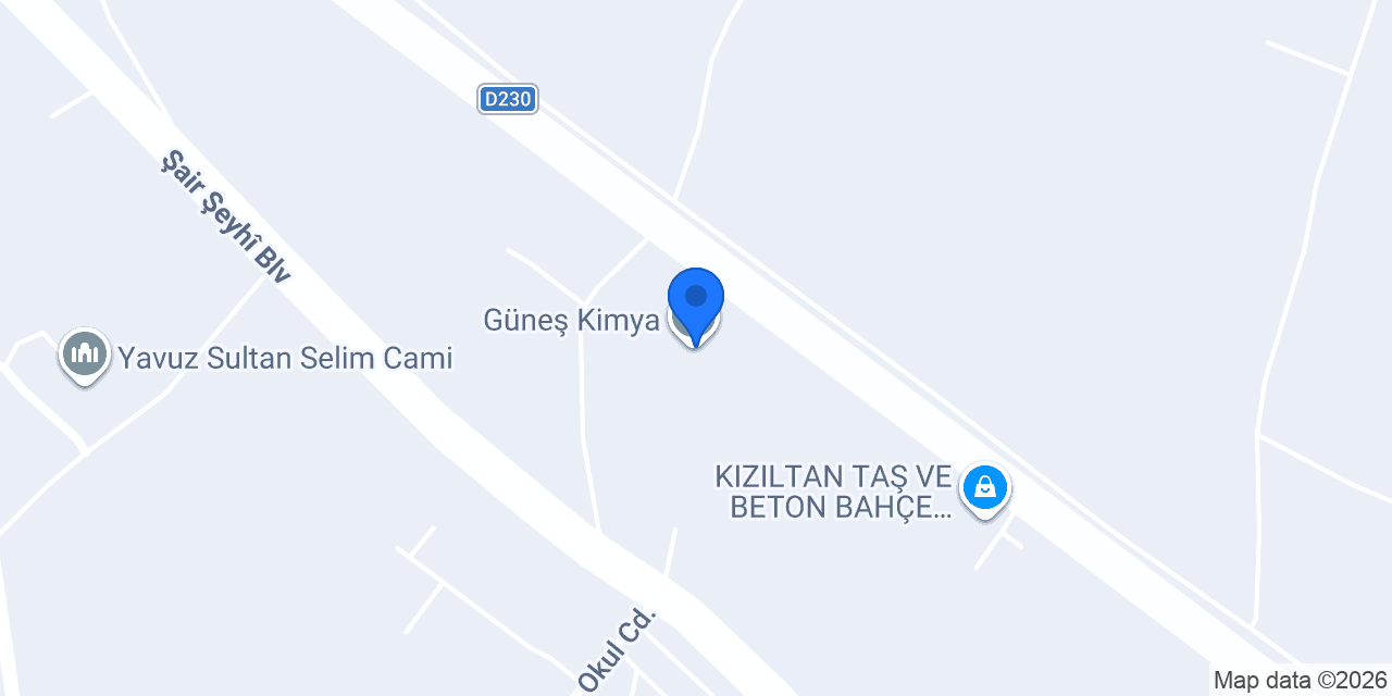 Güneş Kimya konumu