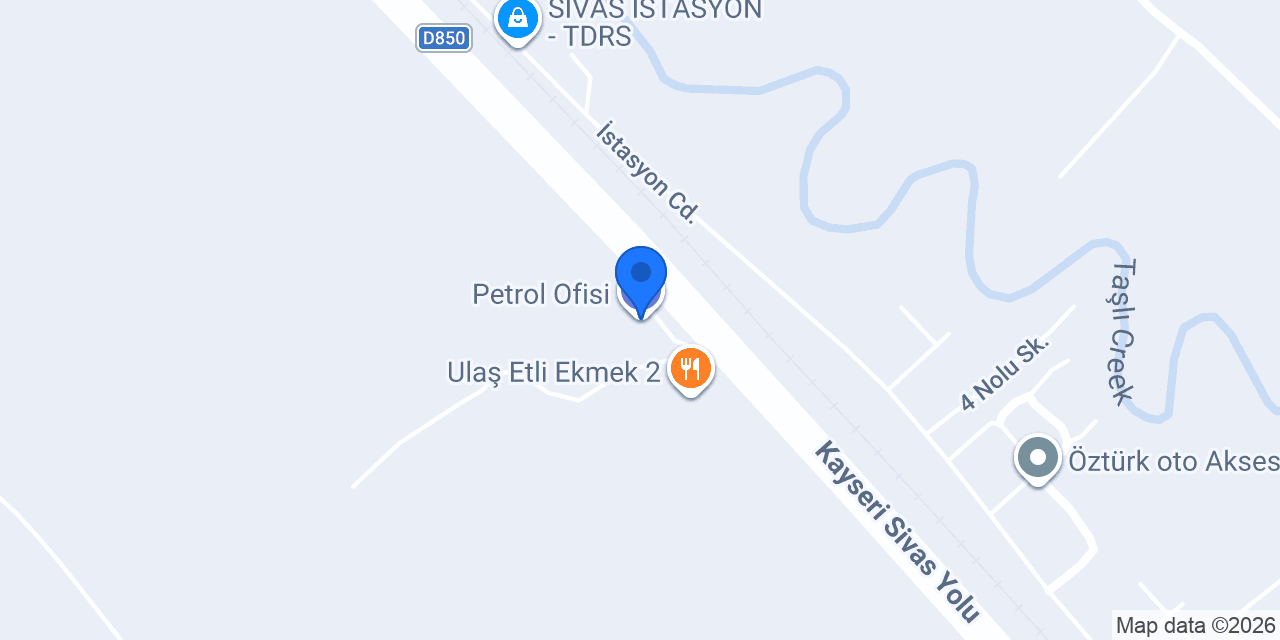 Petrol Ofisi konumu