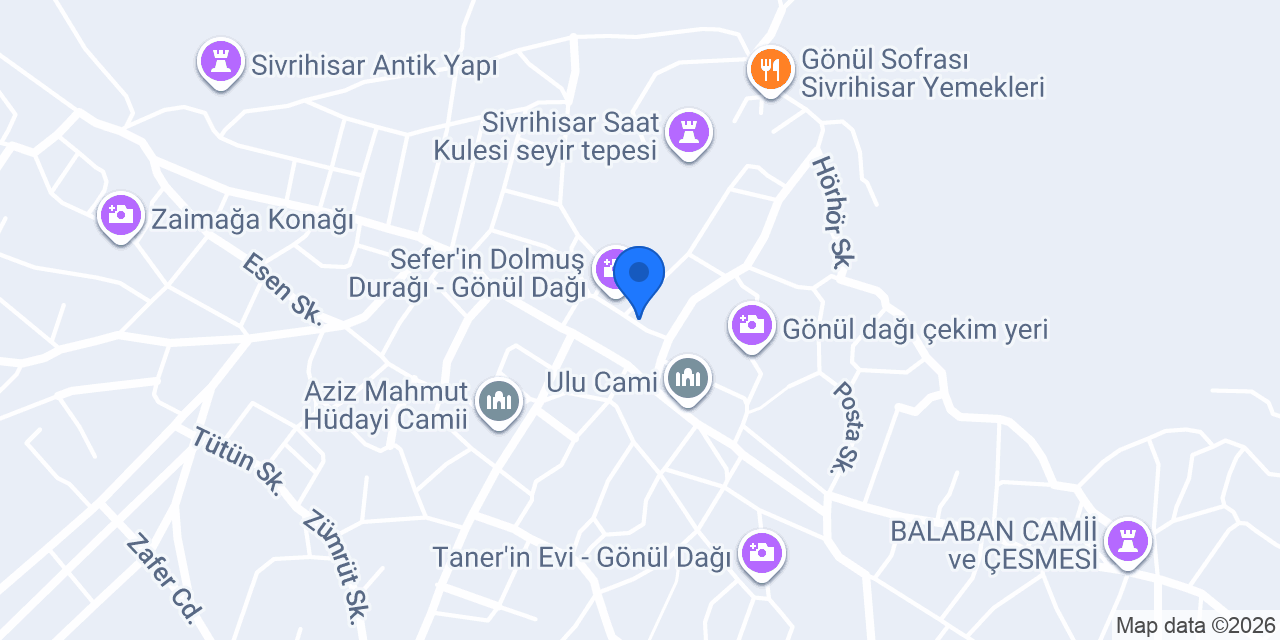 Gül Hediyelik konumu