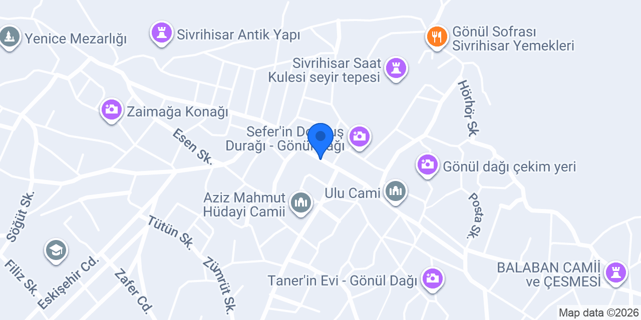 Gönül Dağı Börekçisi konumu