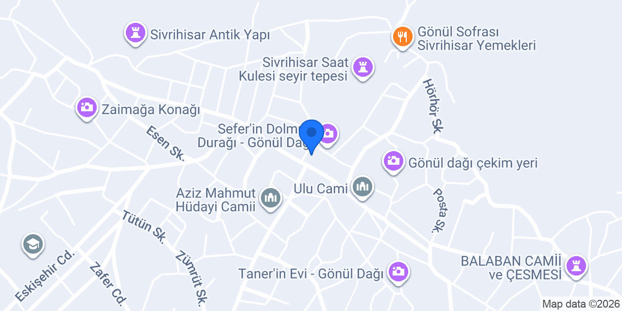 Sedirkent kahve evi konumu