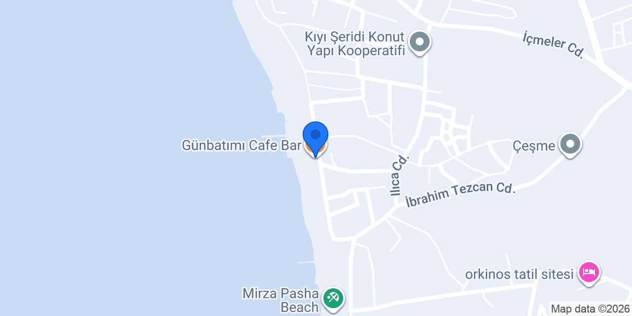 Günbatımı Cafe Bar konumu