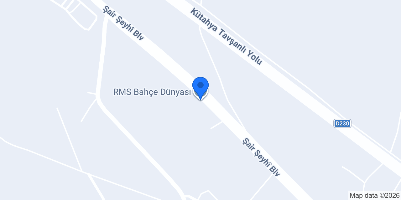 RMS Bahçe Dünyası konumu