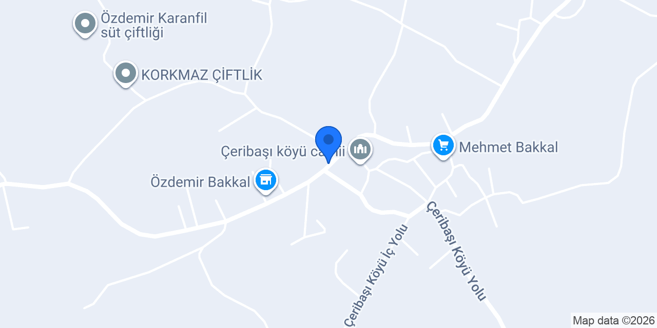 Çeribaşı İlköğretim Okulu konumu