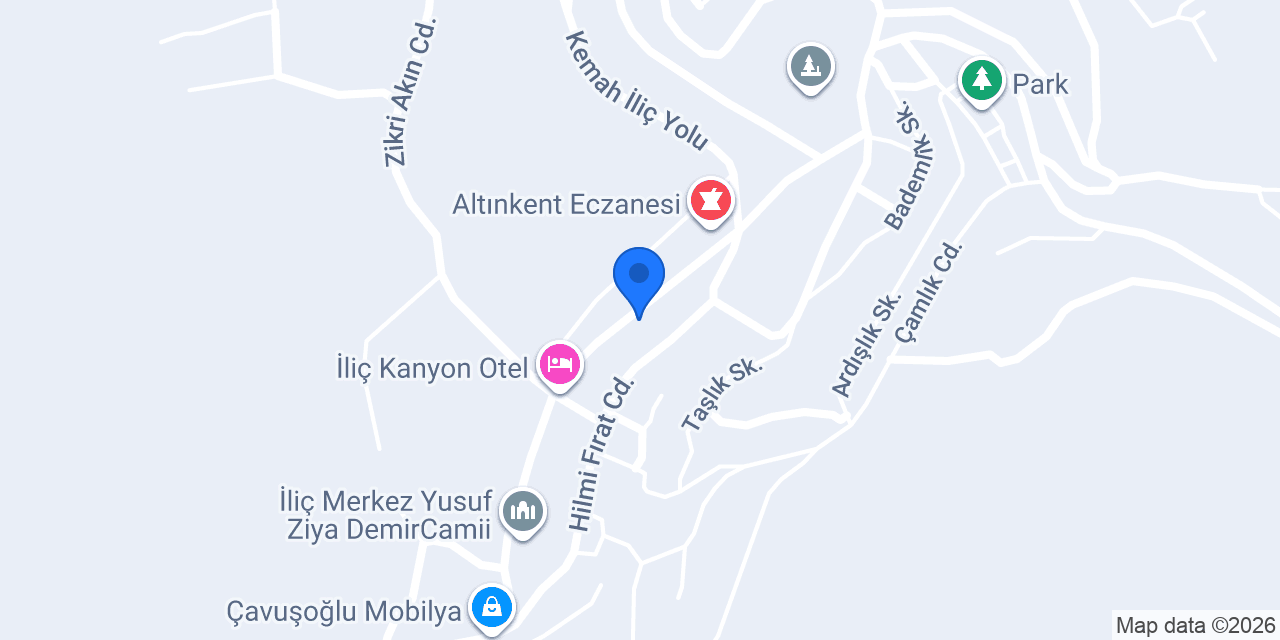 Ptt-iliç Şubesi konumu