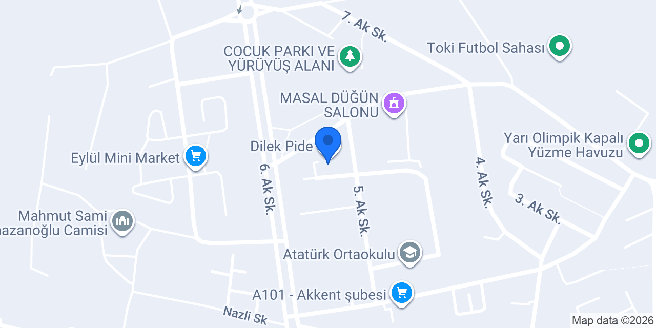 Başkan Fast Food konumu