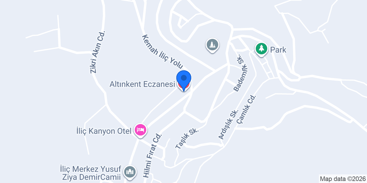 Altınkent Eczanesi konumu