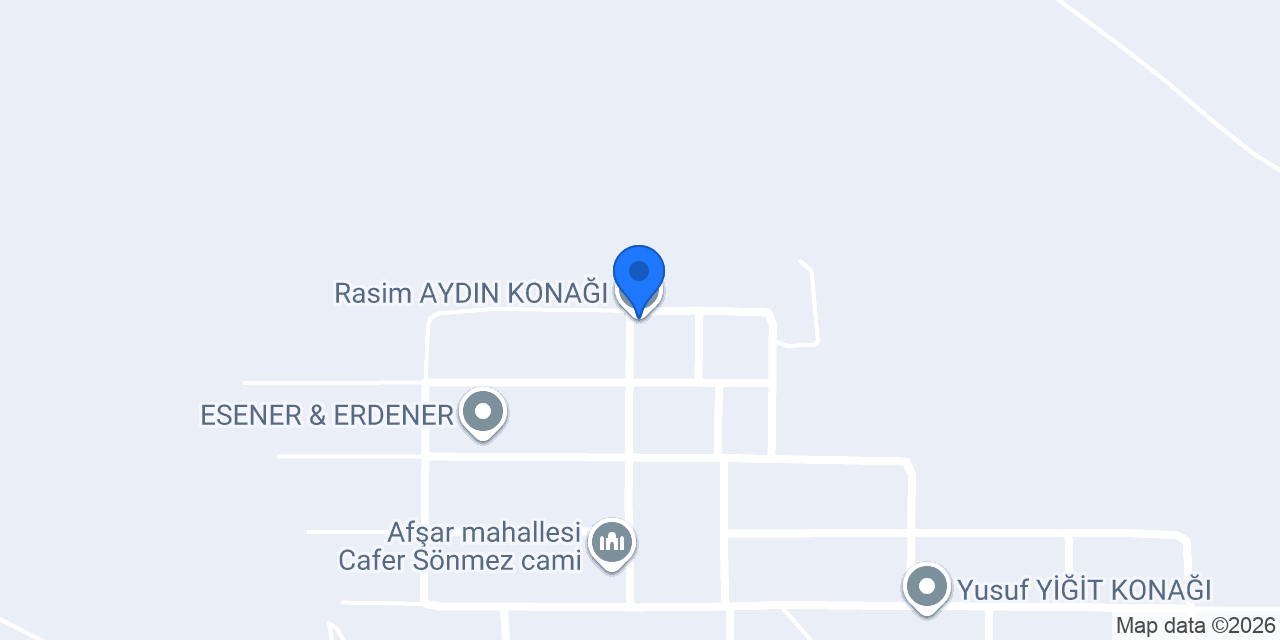 Rasim AYDIN KONAĞI konumu