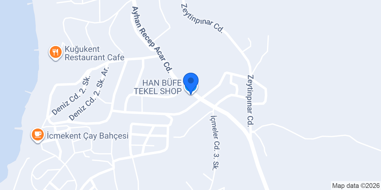 HAN BÜFE TEKEL SHOP konumu