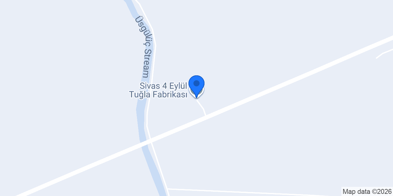 Sivas 4 Eylül Tuğla Fabrikası konumu