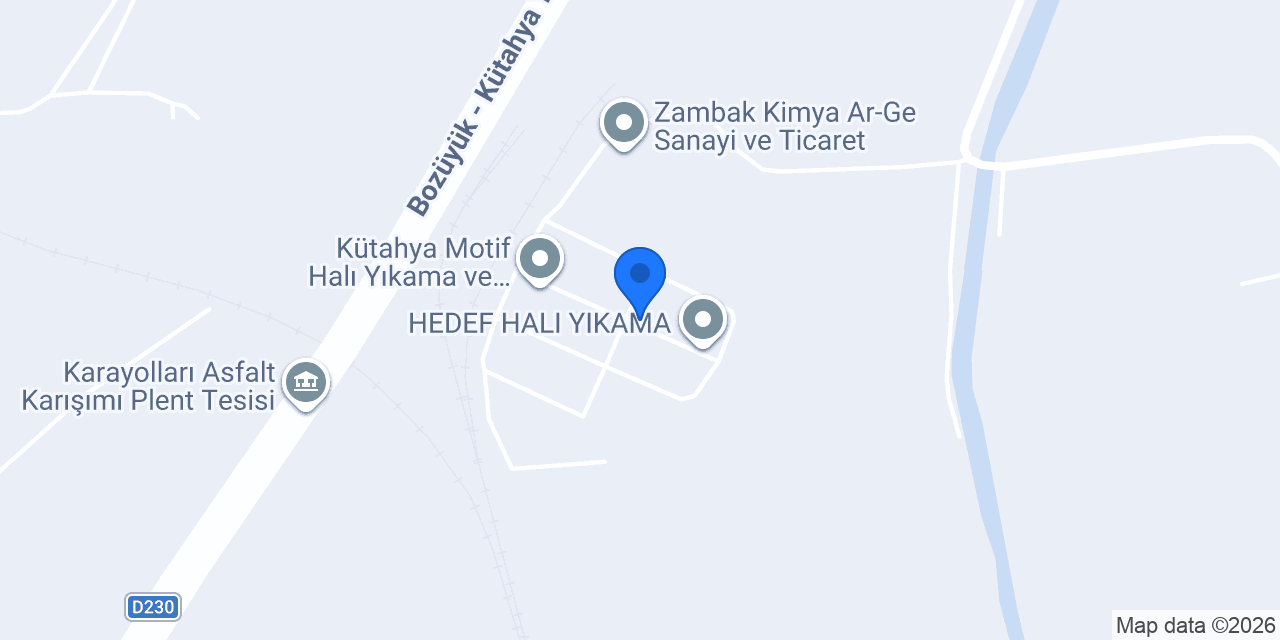 Kütahya Bilge Seramik konumu