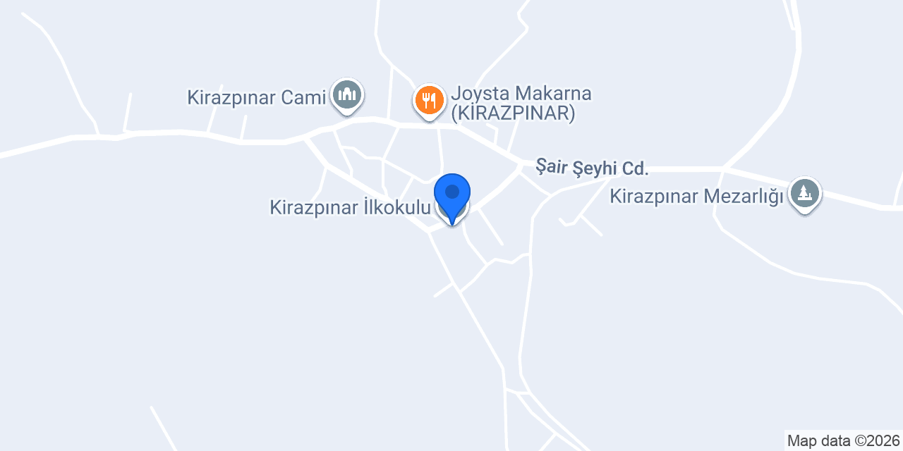 Kirazpınar İlkokulu konumu
