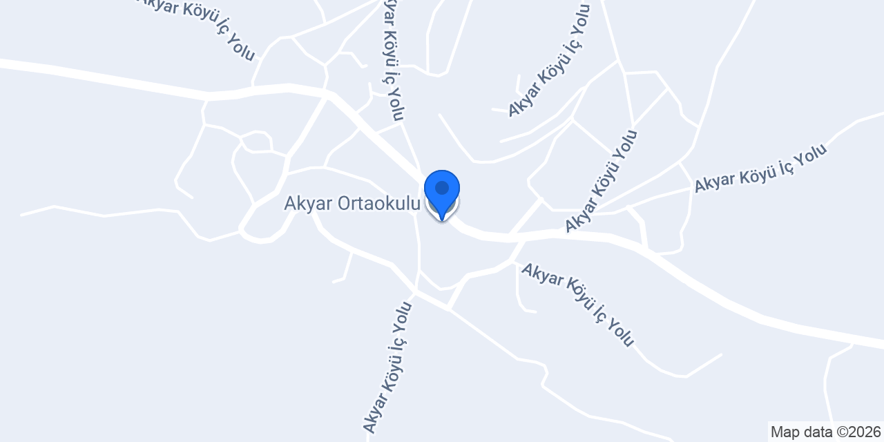 Akyar Ortaokulu konumu