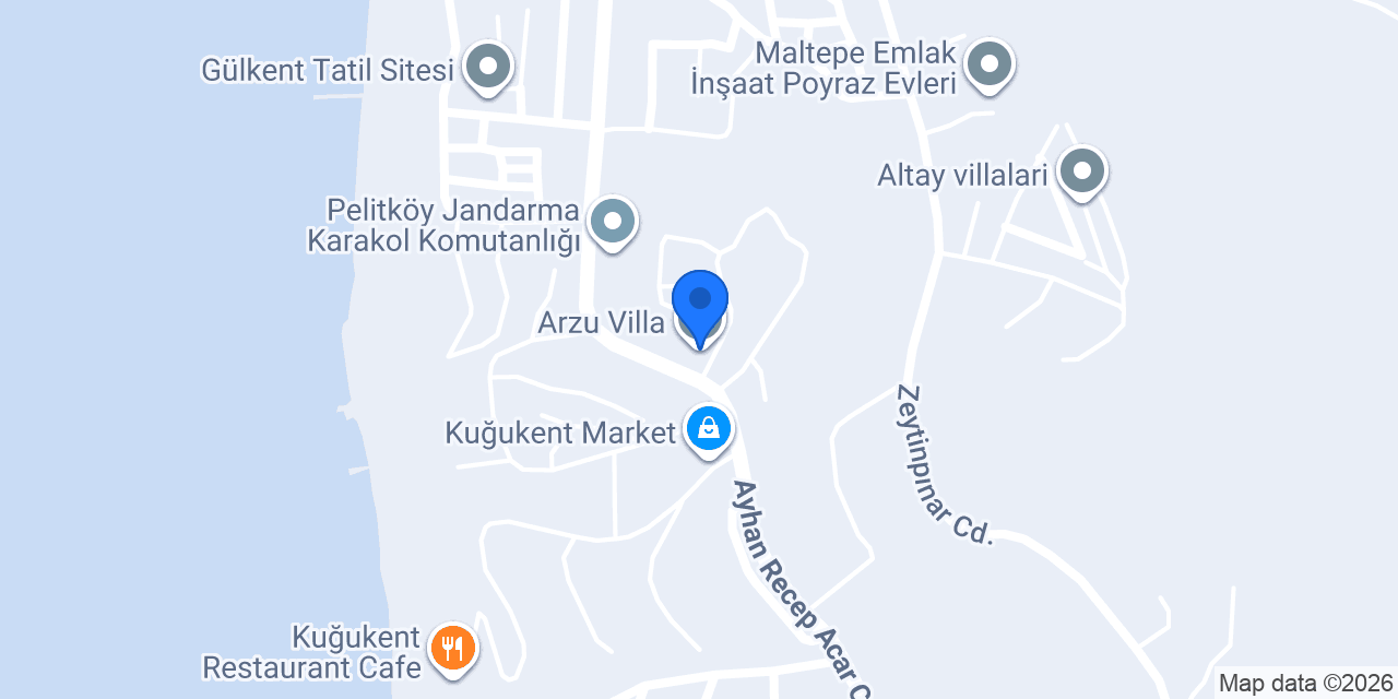 Arzu Villa konumu