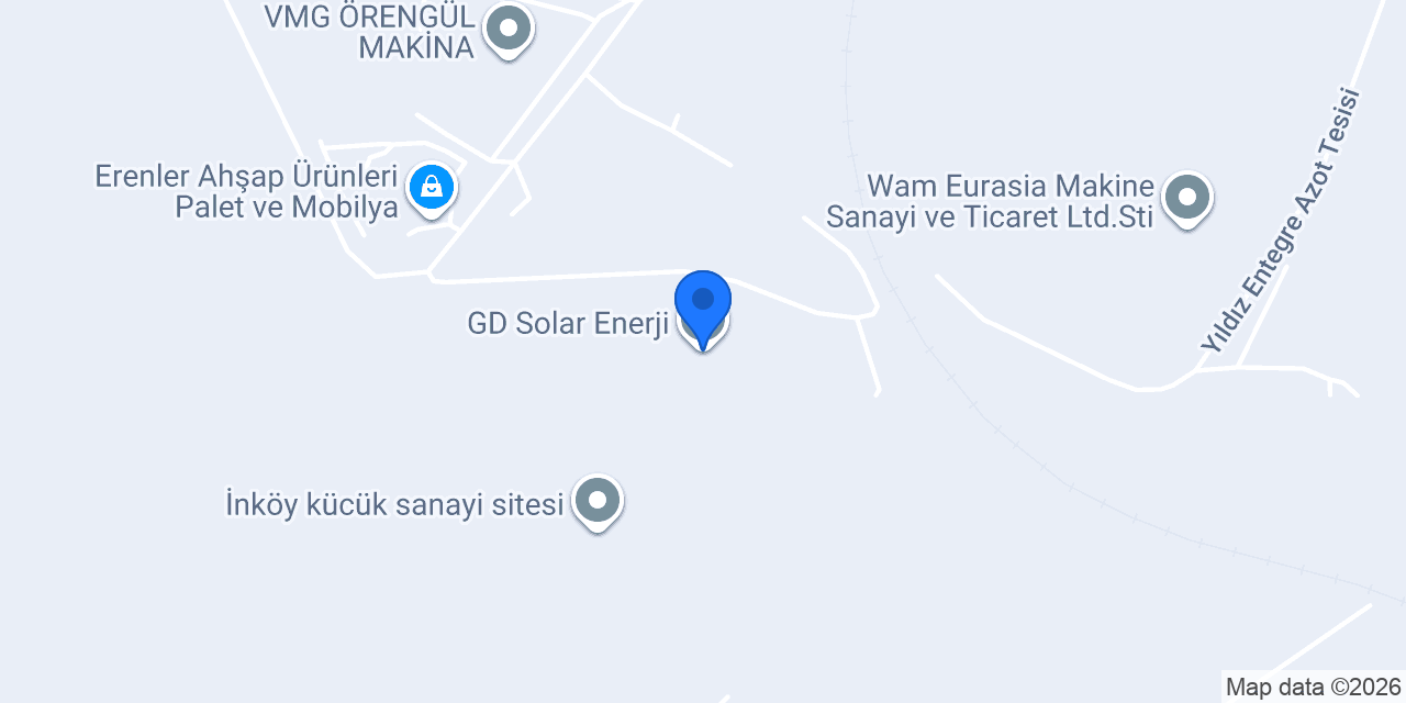 GD Solar Enerji konumu