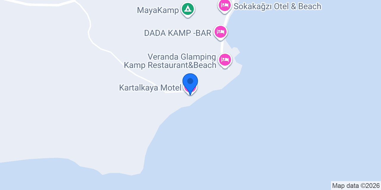 Kartalkaya Motel konumu