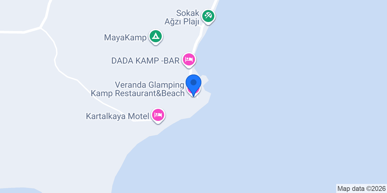 Veranda Glamping Kamp Restaurant&Beach konumu